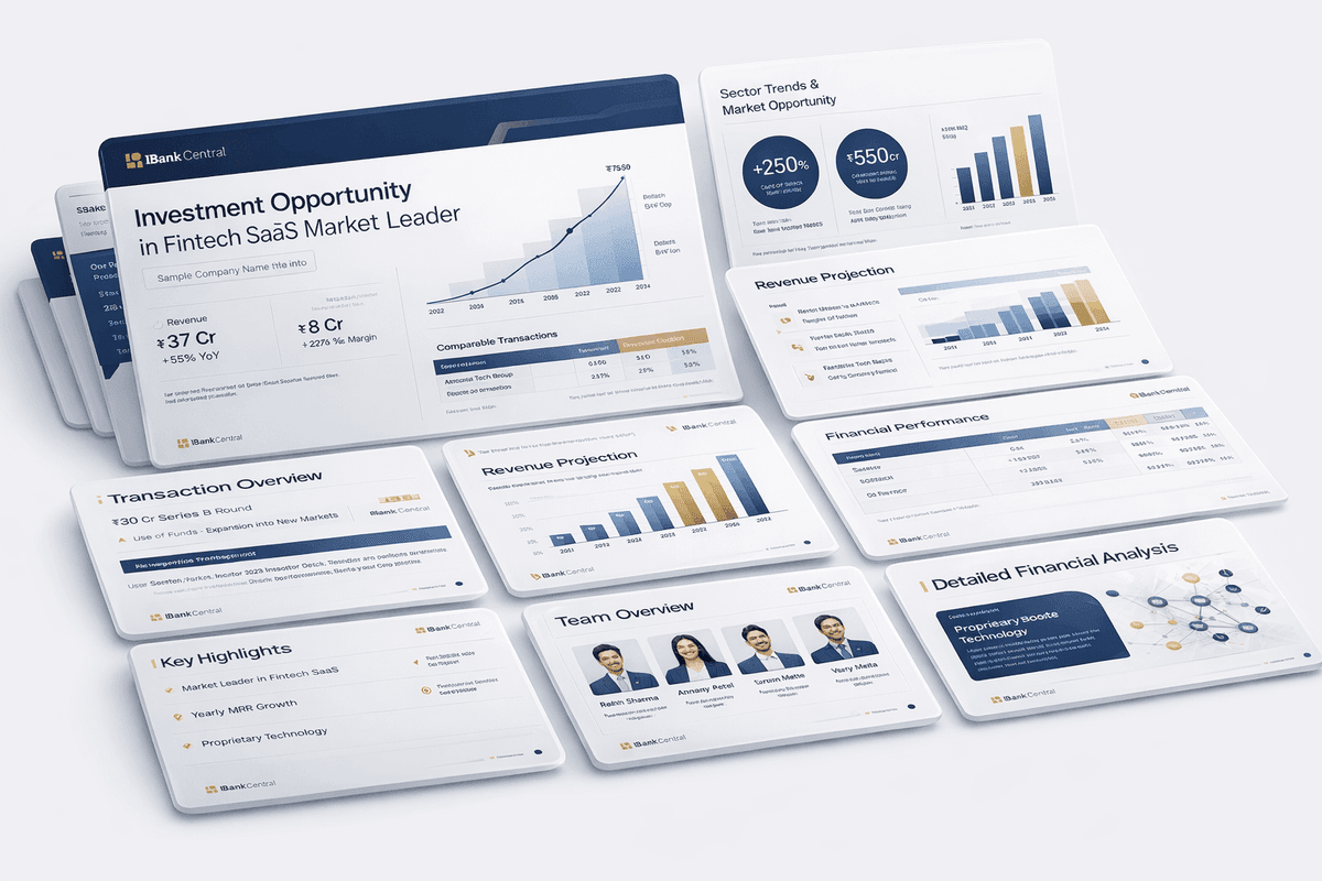 IBankCentral transaction presentation workspace